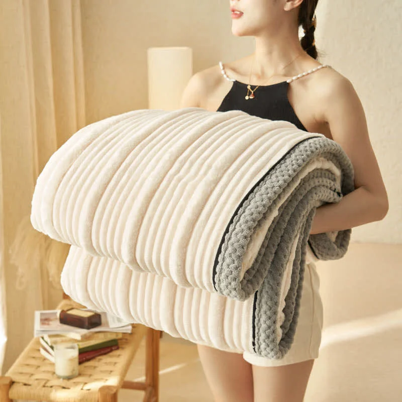 Ownkoti Solid Color Soft Fleece Warm Blanket Genuine