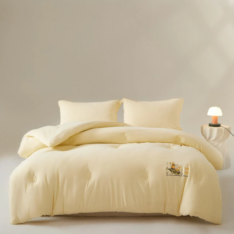 High-Performance Ownkoti Solid Color Cotton Soft Breathable Comforter Exceptional