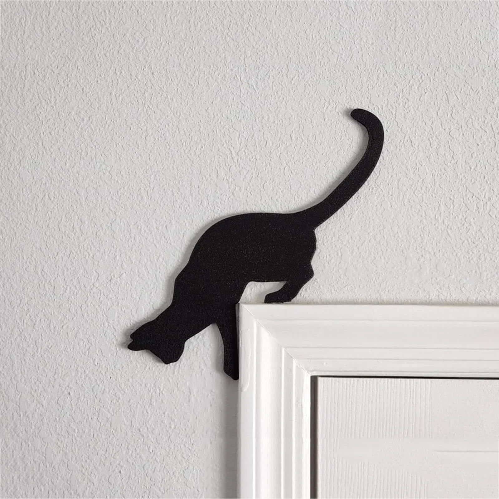 Dependable Ownkoti Metal Adorable Cat Home Decor Door Topper Classic