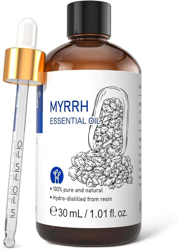Next-Generation HIQILI Myrrh Essential Oil for Skin Pure Natural Authentic