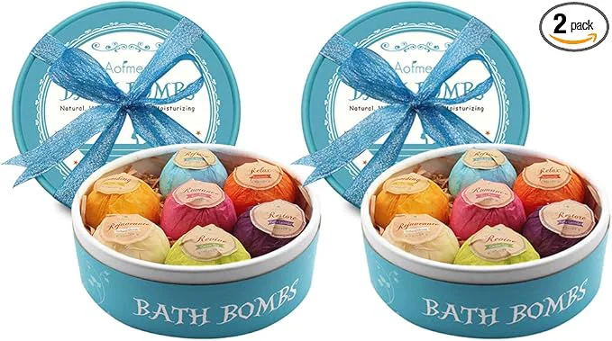 Recyclable Aofmee Bath Bombs 14 Bath Bombs Green