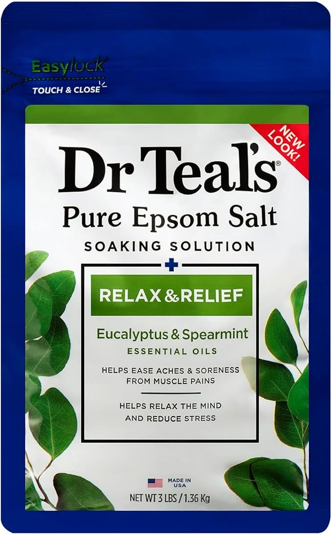 Enhanced Dr Teal’s Epsom Salt Magnesium Soak Relax Relief Elite