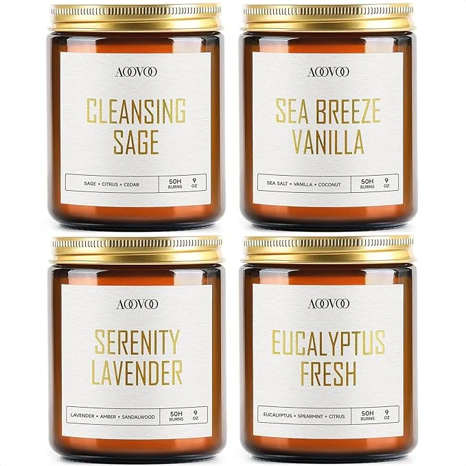 Sophisticated AOOVOO Scented Candles Luxury