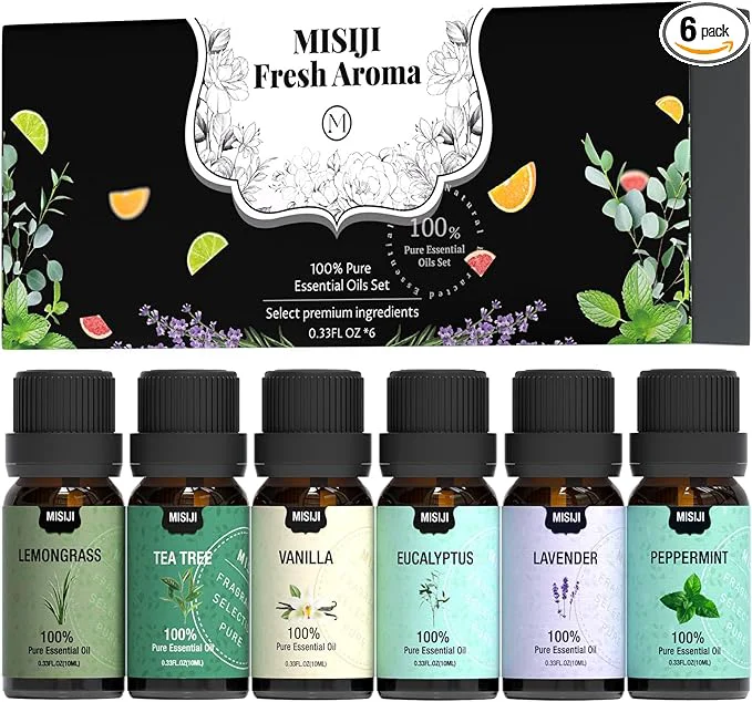 Superior Essential Oils Set Top 6 Aromatherapy-Essential Oils Luxury