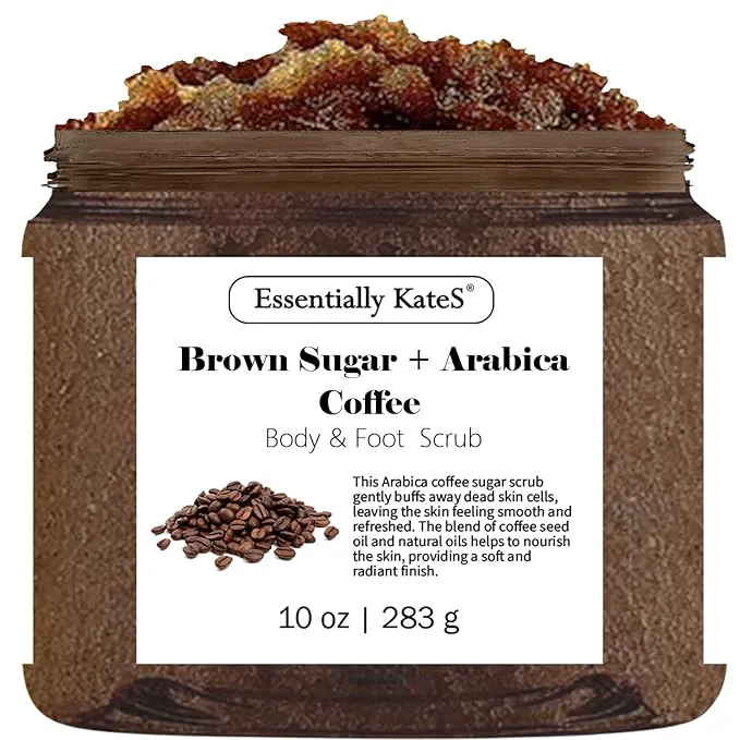 Recyclable Brown Sugar Arabica Coffee Body Scrub – Natural Exfoliating Scrub Dependable