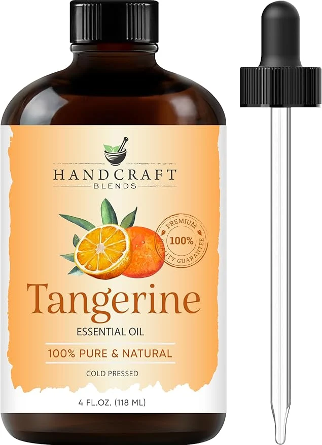 Smooth Handcraft Blends Tangerine Essential Oil – Huge 4 Fl Oz – Pure and Natural Authentic