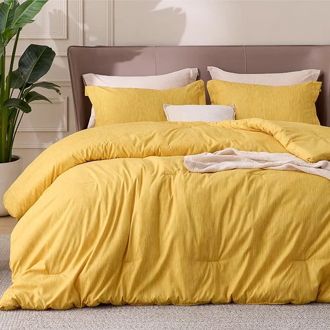 Convenient Bedsure King Size Comforter Set – Dark Red King Comforter Set Soft Bedding for All Seasons Cationic Dyed Bedding Set 3 Pieces 1 Comforter 104 quot x90 quot and 2 Pillow Shams 20 quot x36 quot 2 quot Unique