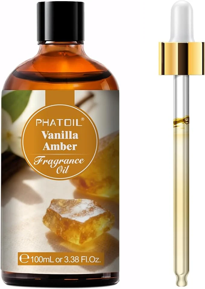 User-Friendly PHATOIL 3.38FL.OZ Vanilla Amber Fragrance Oils Durable