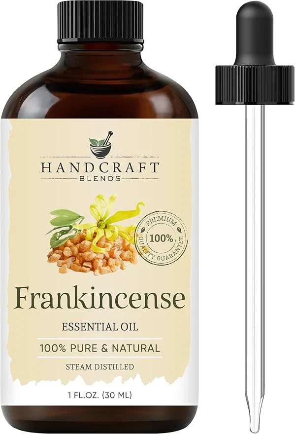 Traditional Handcraft Blends Frankincense Essential Oil – 1 Fl Oz – Pure and Natural – Advanced
