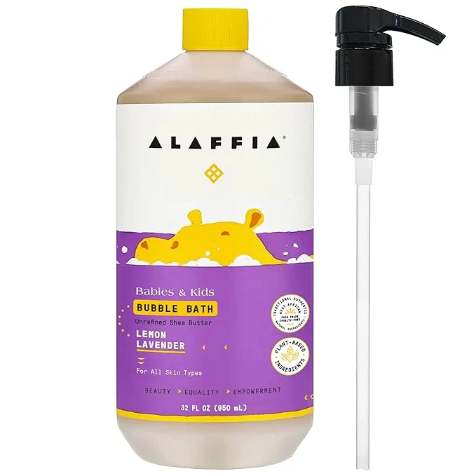 Contemporary Alaffia Babies Kids Bubble Bath Lemon Lavender Pump Included – Gentle Premium Material
