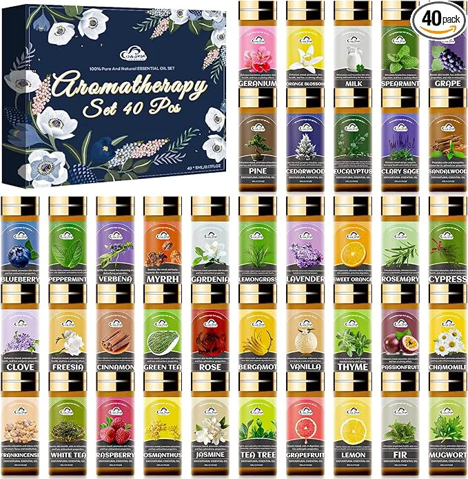 Original Essential Oil Set Home Care Humidifier Candle Making Modern