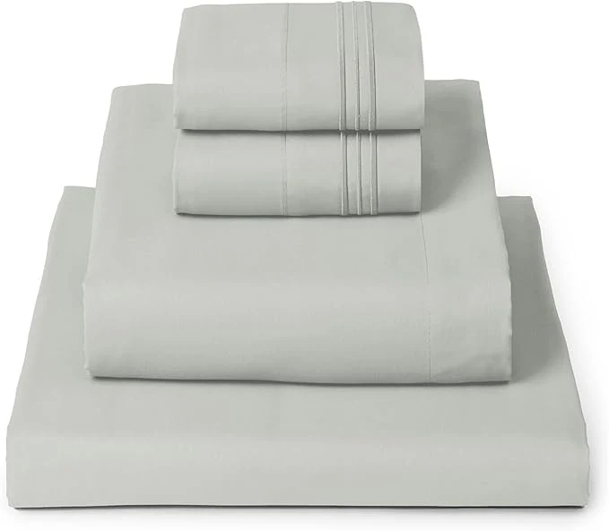 Specialty Mellanni King Sheets Set – 4 PC Iconic Collection Bedding – Hotel Luxury Extra Soft Cooling Bed Sheets – Wrinkle Fade Stain Resistant King Spa Mint Practical