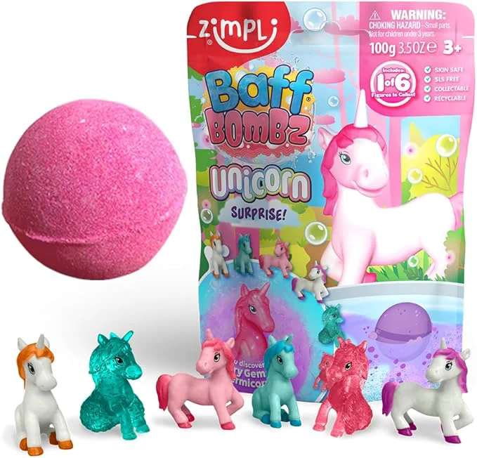 Exceptional Zimpli Kids Large Unicorn Surprise Bath Bomb 1 of 6 Surprise Unicorn Toys to Official