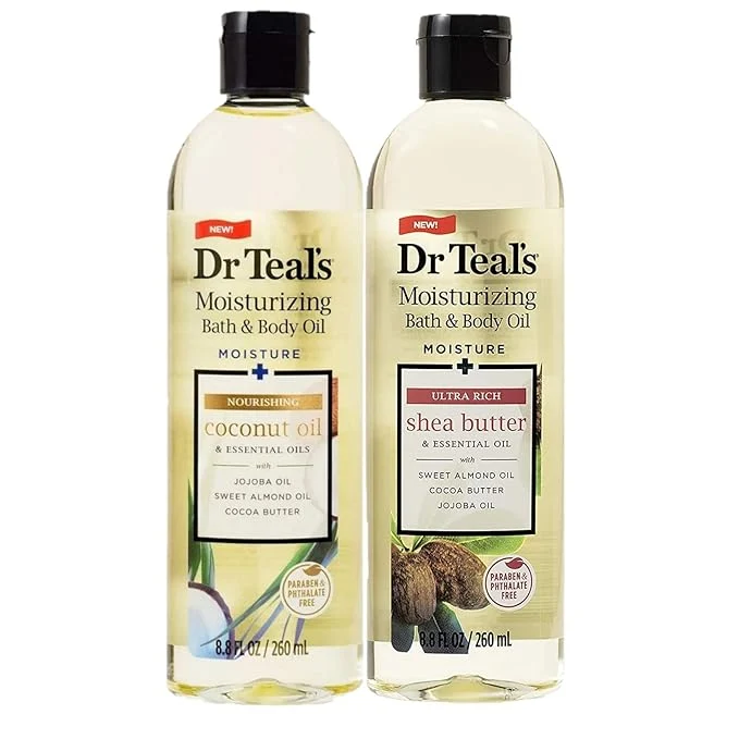 Stylish Dr. Teals Bath Body Oil Variety Gift Set Environmentally Friendly