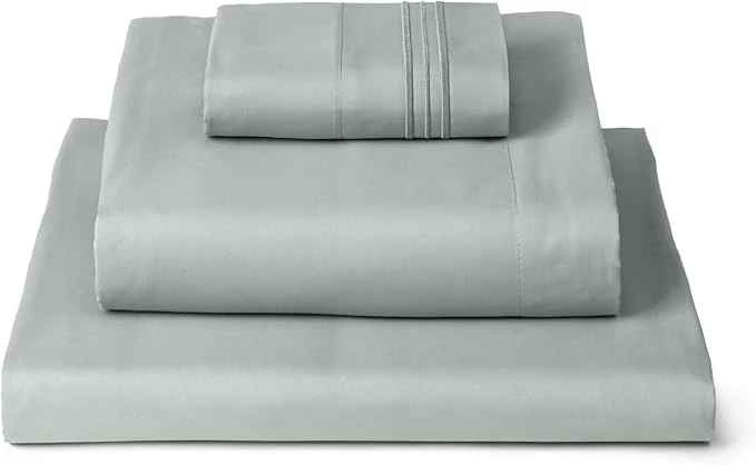 Sophisticated Mellanni Twin Sheets Set – 3 PC Iconic Collection Bedding – Hotel Luxury Extra Soft Cooling Bed Sheets – Wrinkle Fade Stain Resistant Twin Spa Mint Durable