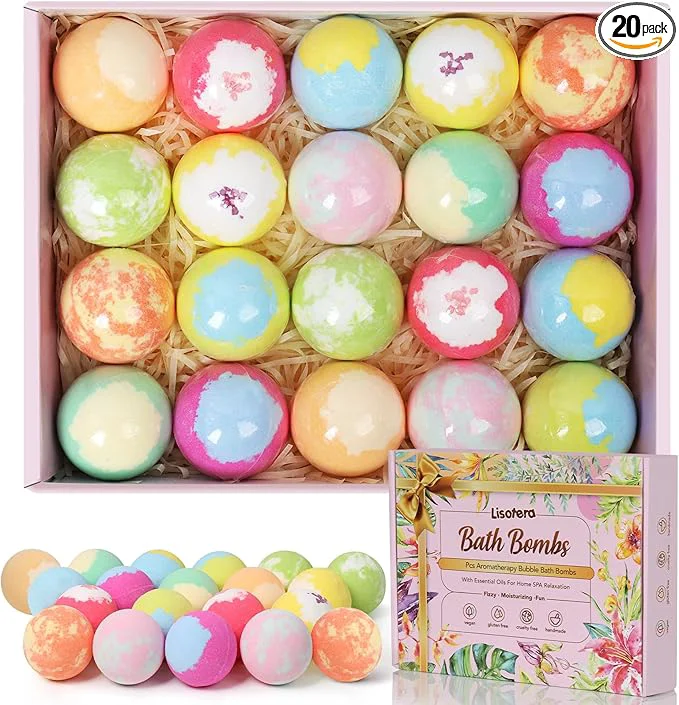 High-Grade Bath Bombs for Women 20 Bath Bombs Gift Set Specialty