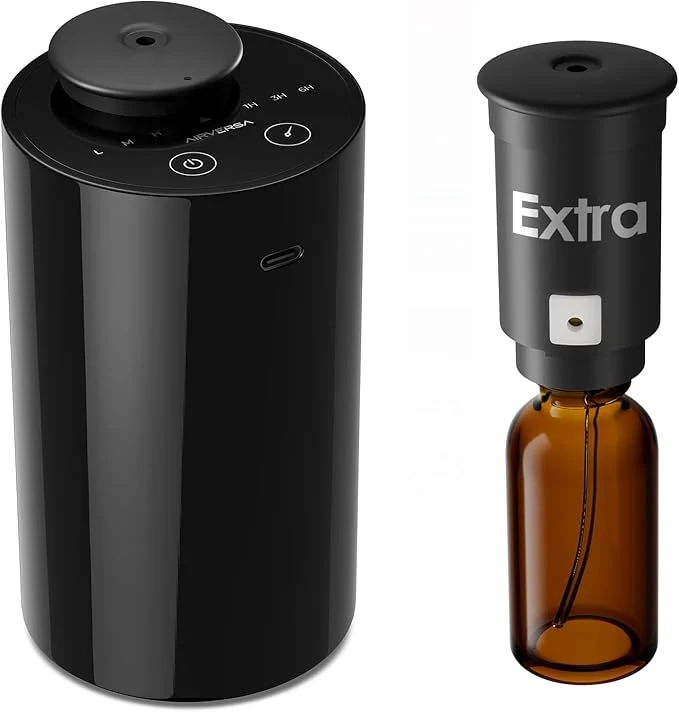 Powerful Airversa Waterless Diffuser for Essential Oil Car Diffsuer Battery Operated Traditional