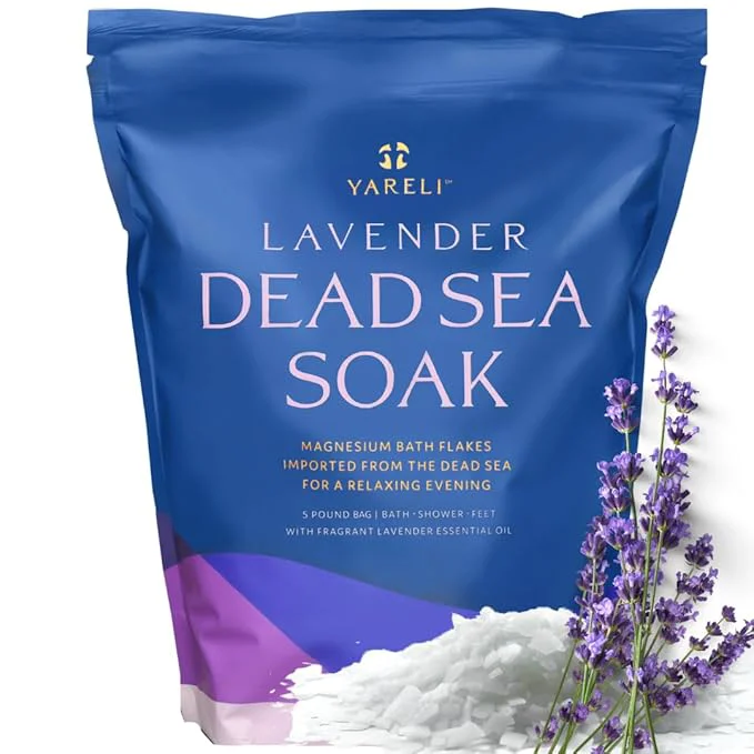 Safe Yareli Magnesium Flakes 5lb Lavender Dead Sea Bath and Foot Soak Elite