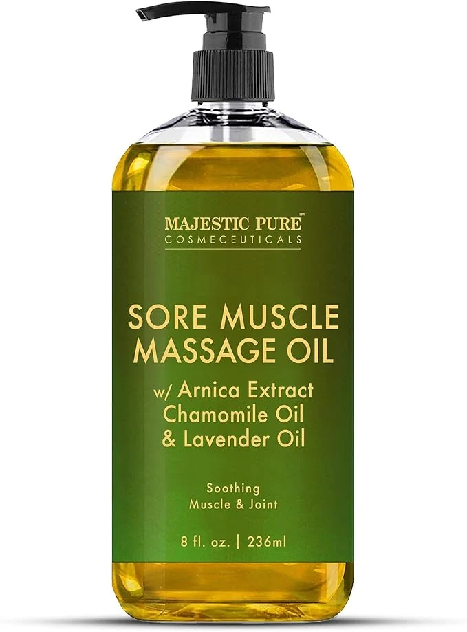Traditional MAJESTIC PURE Arnica Sore Muscle Massage Oil Professional