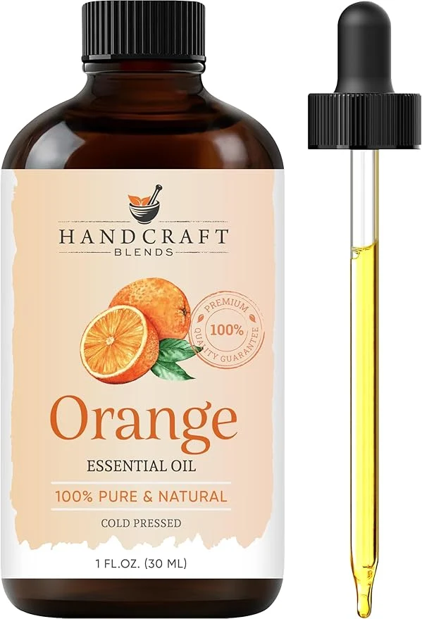 Functional Handcraft Blends Orange Essential Oil – 1 Fl Oz – Pure and Natural – Consistent