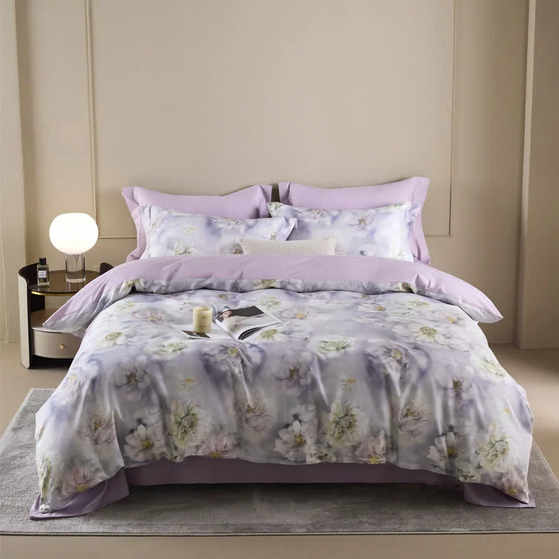 Luxury Ownkoti Dreamy Floral Pure Cotton Bedding Set 4PCS Trusted
