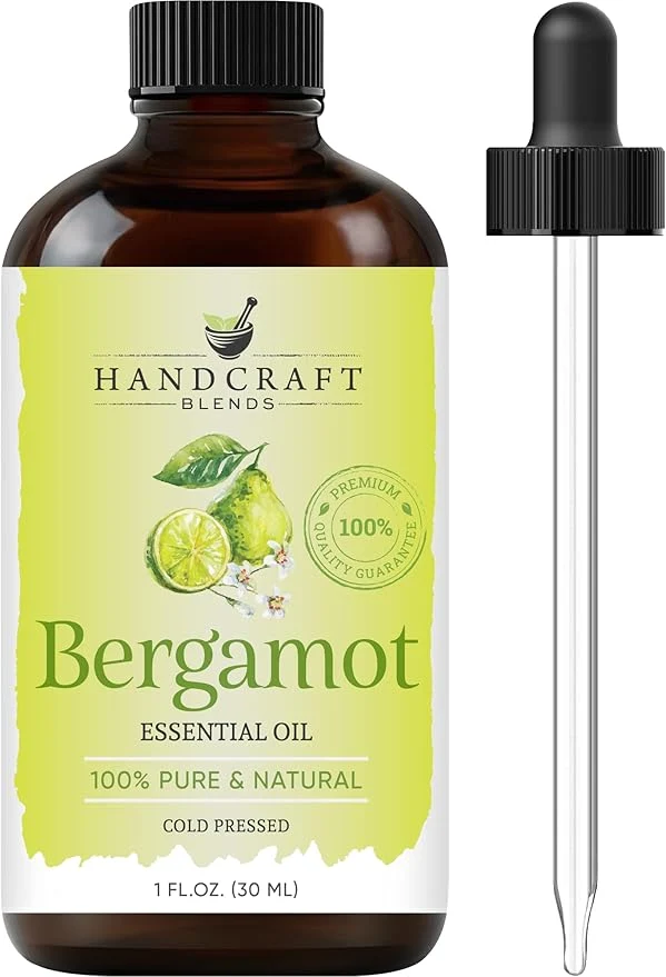 Eco-Friendly Handcraft Blends Bergamot Essential Oil – 1 Fl Oz – Pure and Natural – Exclusive