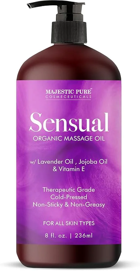MAJESTIC PURE Organic Sensual Massage Oil Artisan