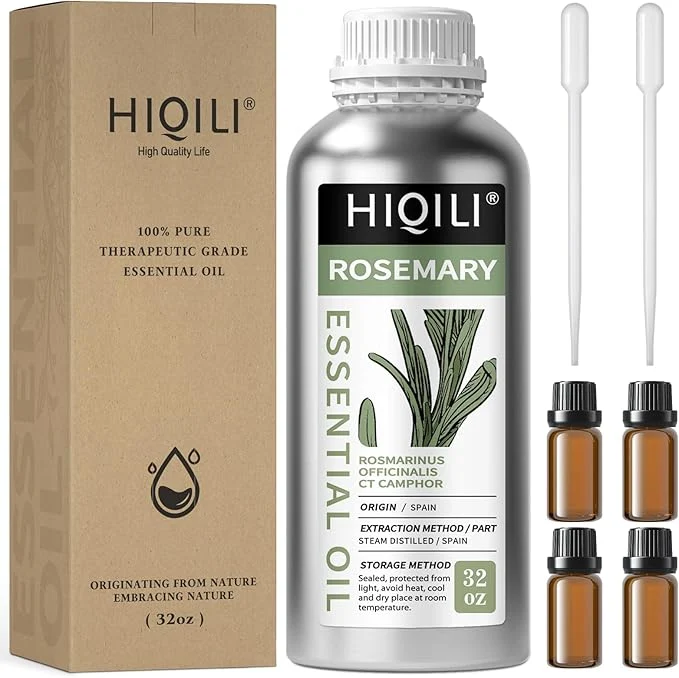 Innovative HIQILI 1000ML Rosemary Oil for Hair Growth Add to Shampoo Conditioner Powerful