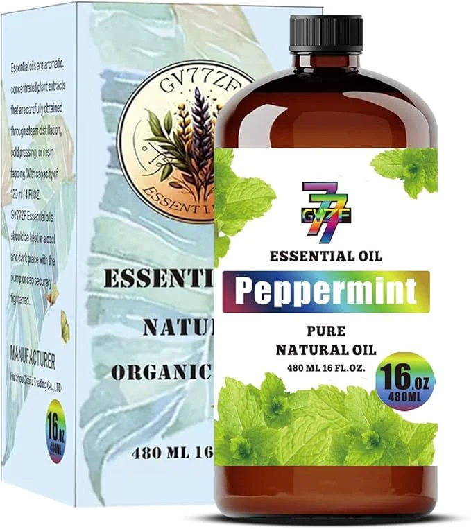 Trendy Peppermint Essential Oil Green