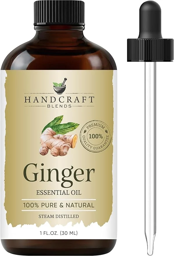 Fine Handcraft Blends Ginger Essential Oil – 1 Fl Oz – Pure and Natural – Exceptional