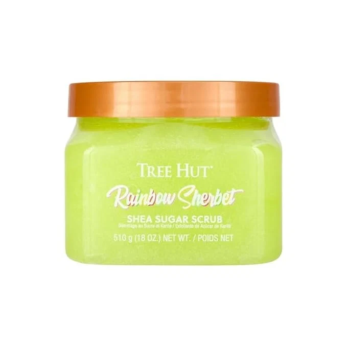 Stylish Tree Hut Rainbow Sherbet Shea Sugar Scrub Exfoliating Body Scrub Removes Dead Exclusive