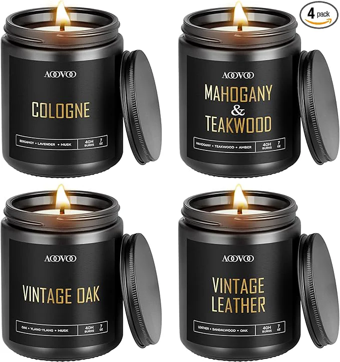 Trusted AOOVOO Scented Candles for Men Fast