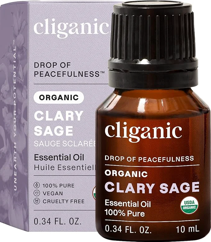 Practical Cliganic Organic Clary Sage Essential Oil Pure Natural Certified