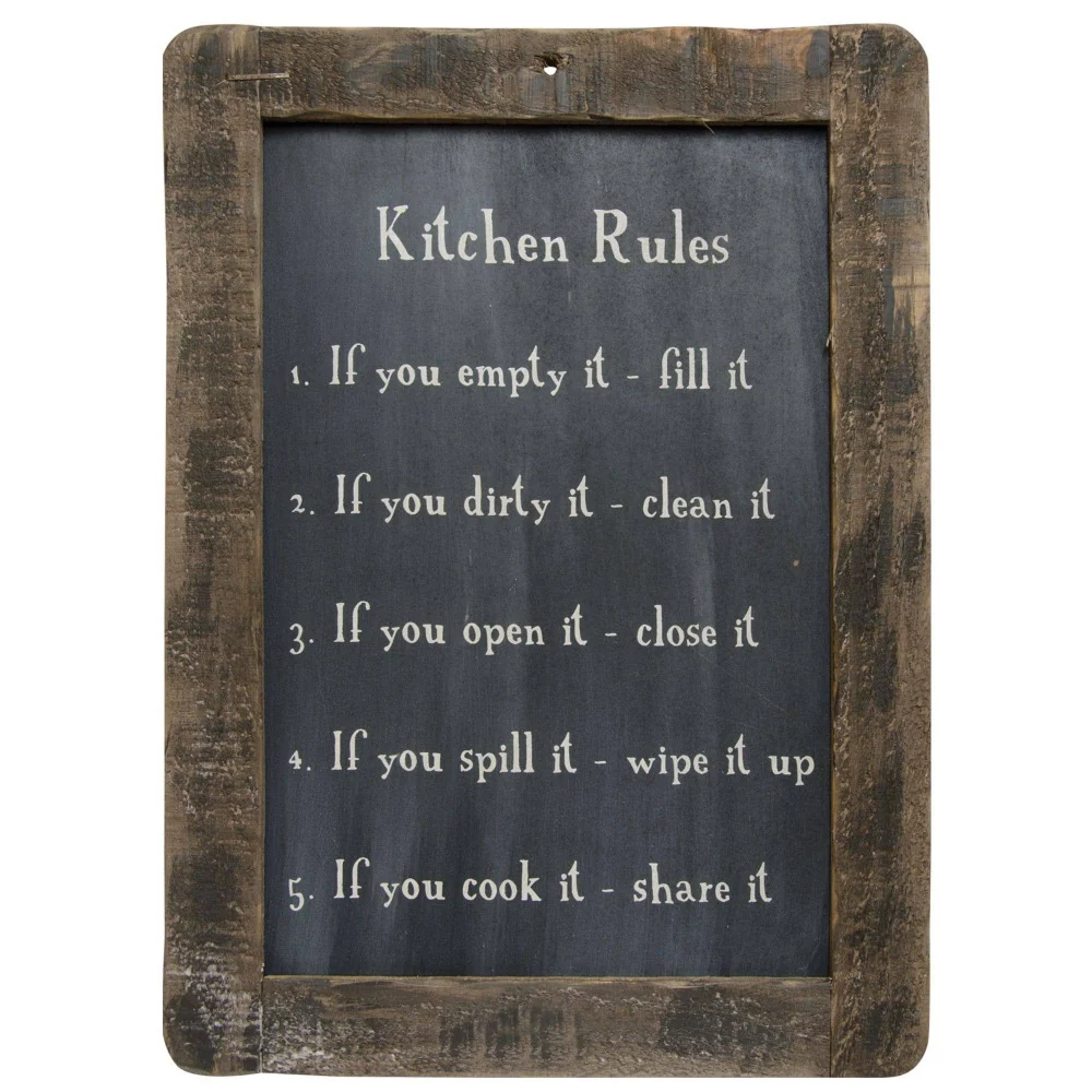 Versatile Kitchen Rules Blackboard Selected