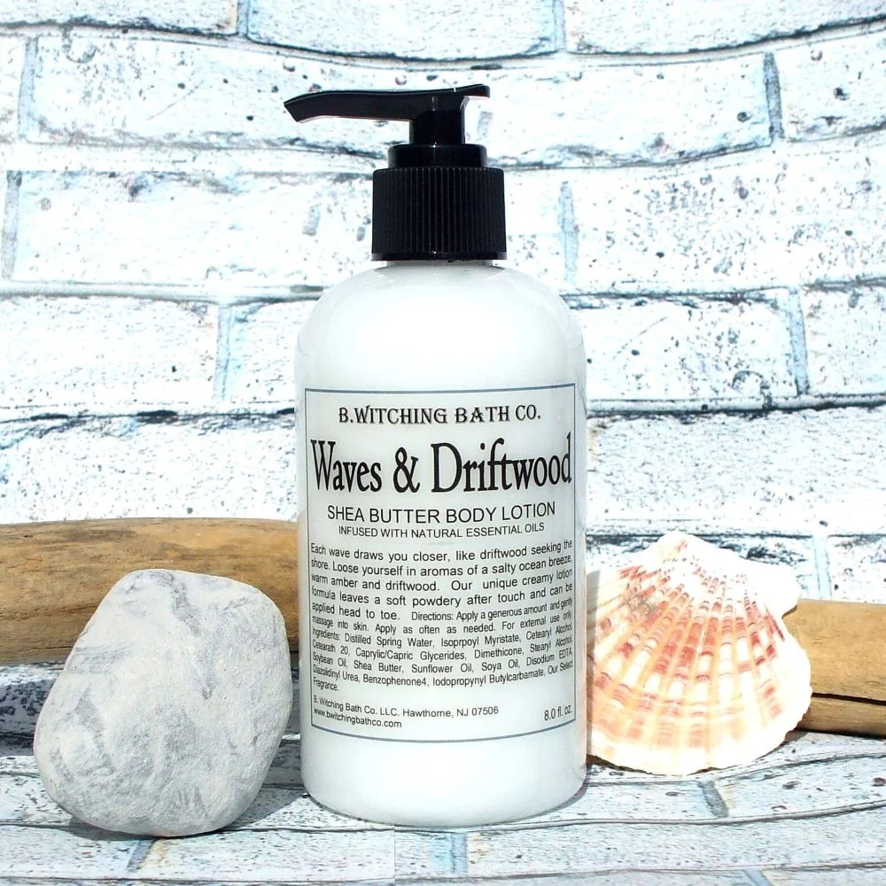 Reliable 8oz. Waves amp Driftwood Shea Butter Body Lotion Top-Quality