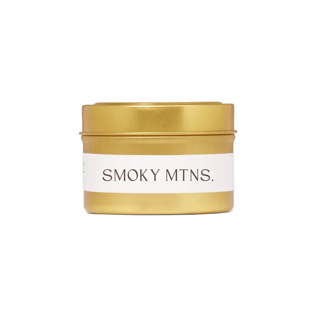 Functional Smoky Mountain Travel Candle Natural