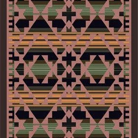 Elegant Saddle Blanket Rug – Periwinkle Official