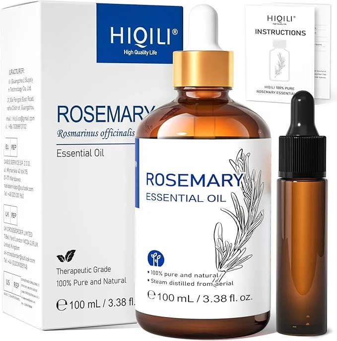 HIQILI Rosemary Essential Oil Pure Natural Genuine