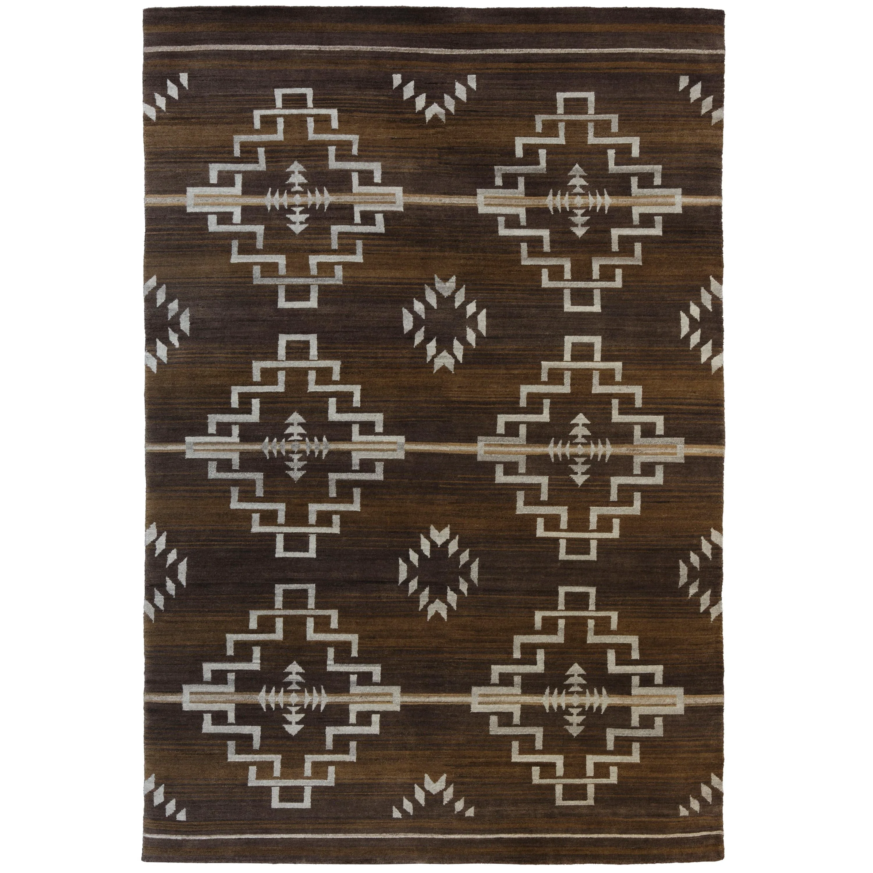 Solid Santa Fe Estancia Chocolate Rug Clean