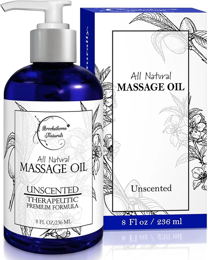 Comfortable Unscented Massage Oil for Massage Therapy – Natural Body Oil Classic