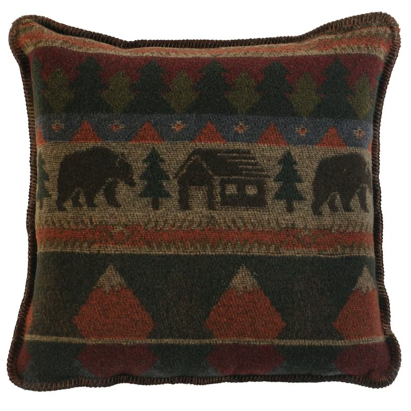 Long-Lasting Cabin Bear Pillow Reusable