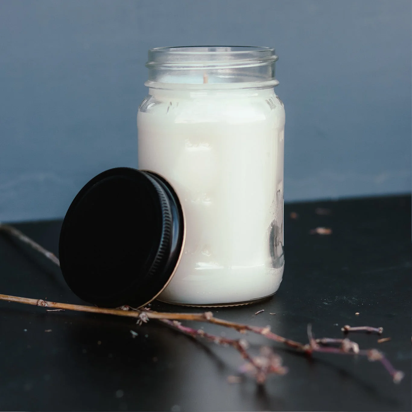 Fine 13 oz Mason Jar Soy Candle – Whiskey amp Coffee Certified