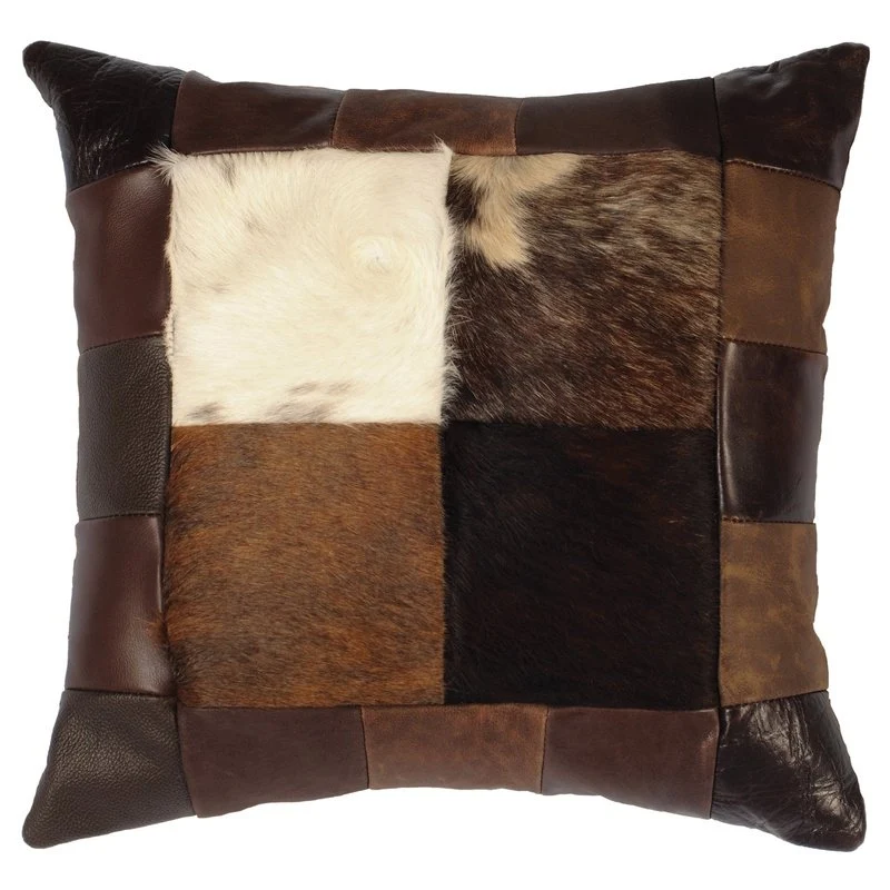 Long-Lasting Four Square Leather Pillow 16 quot x16 quot Trusted