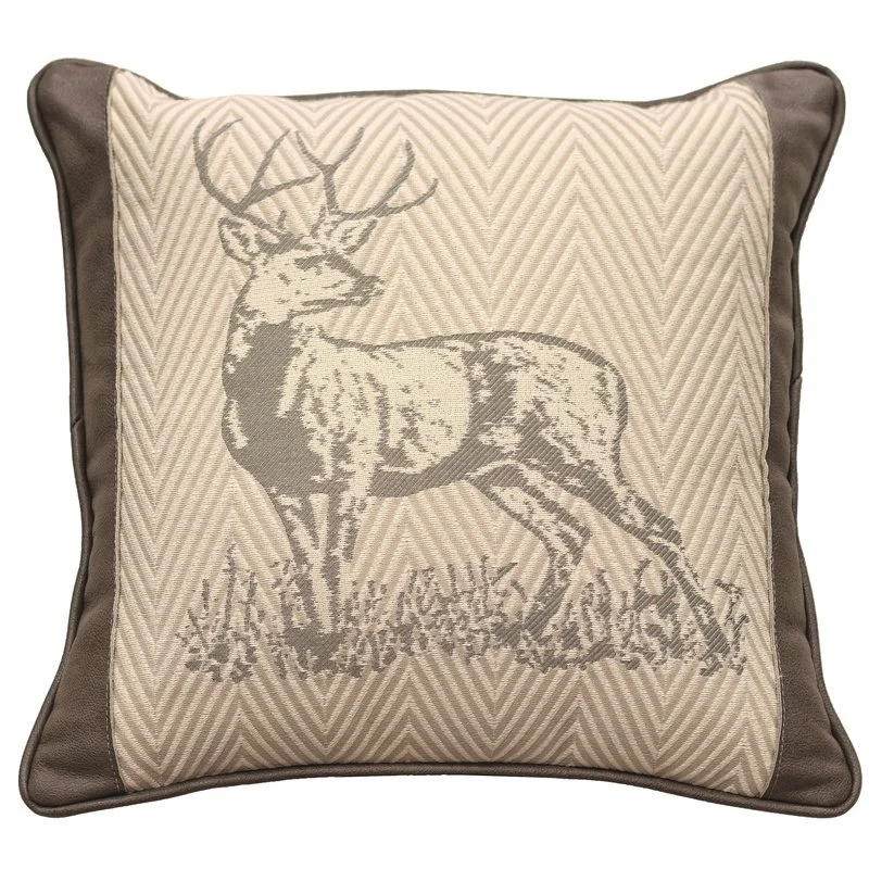 Casual Prince Leather Pillow 18 quot x18 quot Proven