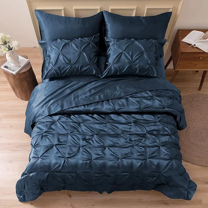 High-Grade MR amp HM Comforter Set Mood Indigo 7 Pieces User-Friendly