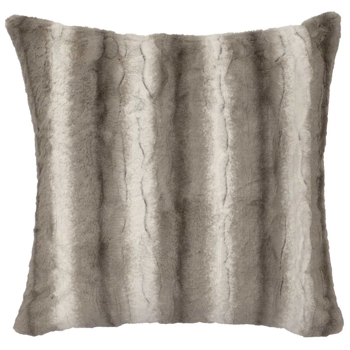 Modern Angora Platinum Euro Sham Sophisticated