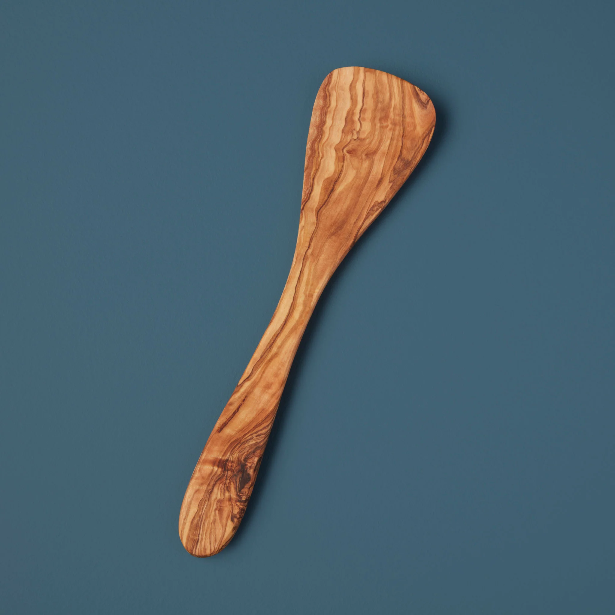 Exceptional Olive Wood Rounded Spatula Original