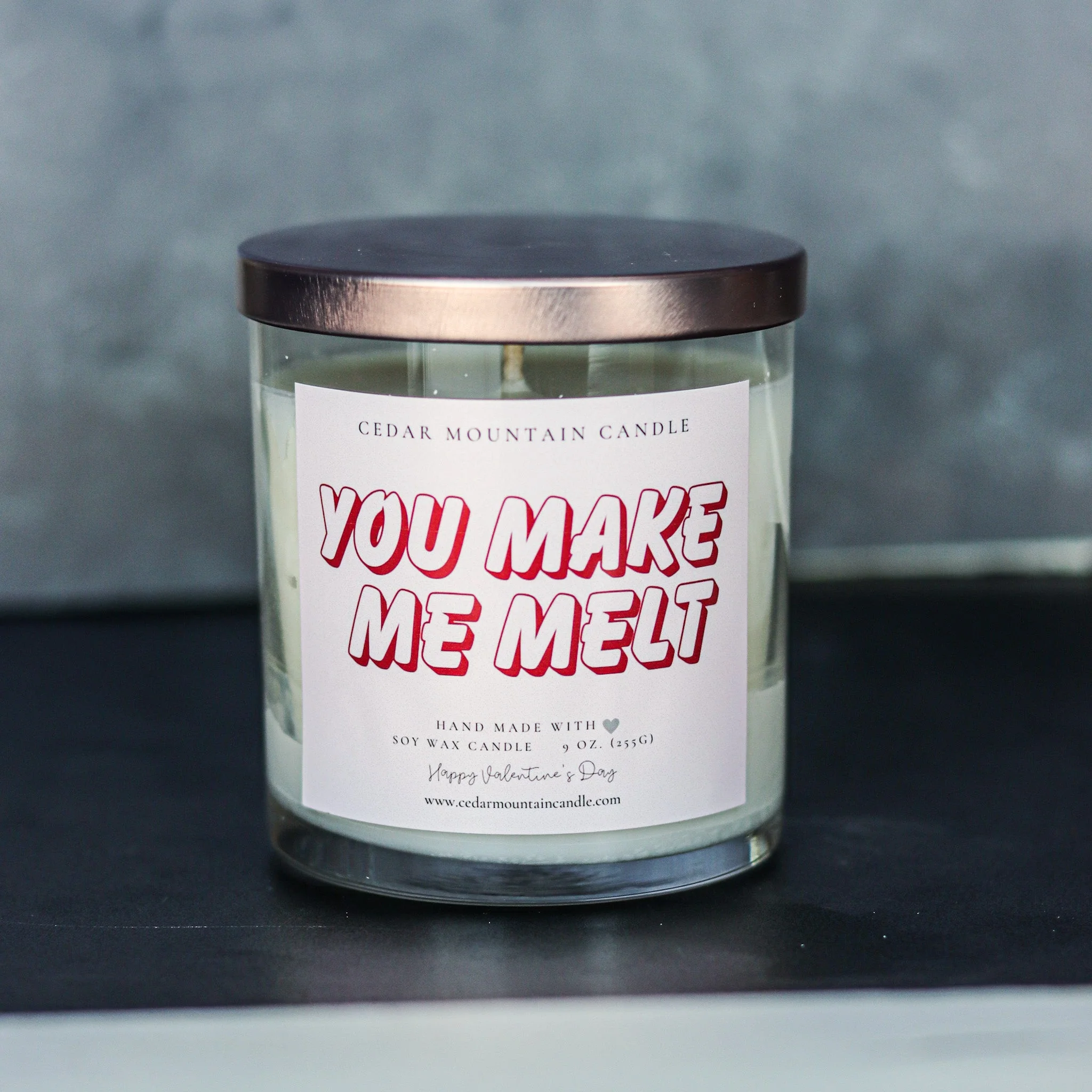 Effective You Make Me Melt – Valentine 39 s Day Soy Candle – 9 oz Whiskey Glass Jar – Choose Your Scent Stylish