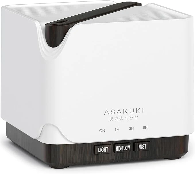 High-End ASAKUKI Essential Oil Diffuser for Home Large 700 ml Humidifier Eco-Friendly