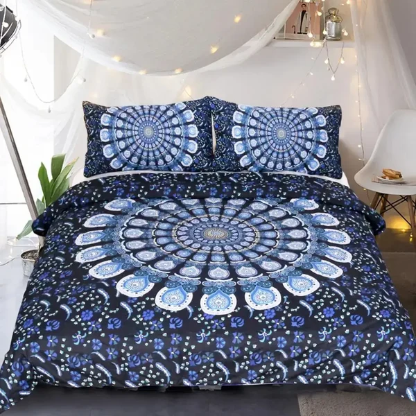 Stylish Mandala Duvet Cover Convenient